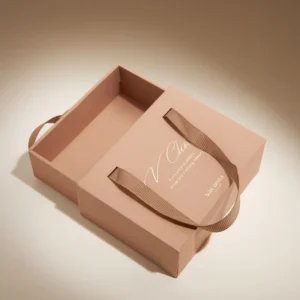 Custom Logo Printed Recyclable Cardboard Lid Gift Box for Makeup and Skincare