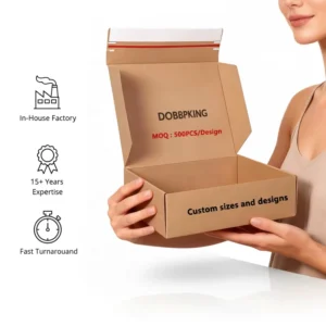 Custom Logo Printed Recyclable Corrugated Cardboard Mailer Shipping Box for Small Business