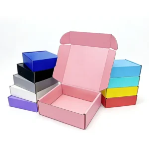 Custom Logo Printed Recycled Corrugated Folding Kraft Paper Packaging Box