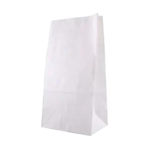 Custom Logo Printed Take Away Food Packaging Kraft Paper Bag