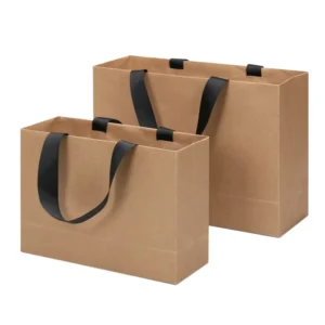 Custom Logo Printing Recycle Gift Kraft Paper Shopping Bag