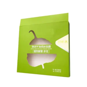 Custom Logo Printing Window Folding Cosmetics Paper Packaging Box