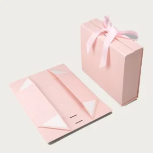 Custom Logo Recyclable Rigid Cardboard Magnetic Folding Gift Box
