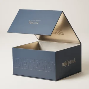 Custom Logo Recyclable Rigid Cardboard Magnetic Gift Box with Lid