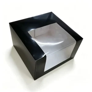 Custom Logo Recyclable Self Erecting Doll Packaging Coated Paper Hat Box Window Four-Color Hot/Cold Stamped Embossed