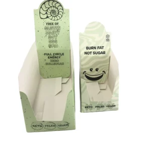 Custom Logo Retail Paper Shelf-Ready Tear-Away Countertop Display Box