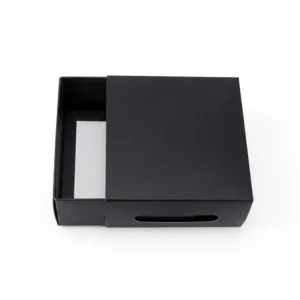 Custom Logo Rigid Cardboard Drawer Gift Boxes for Cosmetics and Skin Care, Foldable, Matt Lamination