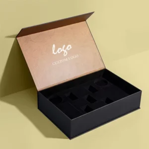 Custom Logo Rigid Cardboard Jewelry Gift Box with Magnetic Lid