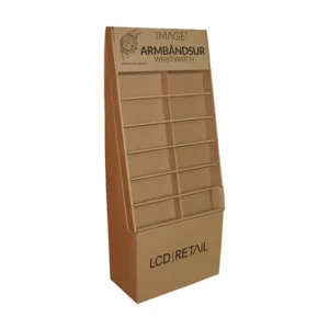 Custom Logo Rigid Kraft Paper Display Box with UV Coating, Matte Lamination, Embossing, Recyclable