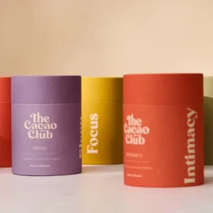 Custom Logo Round Cardboard Tube for Perfume and Candles
