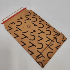 Custom Logo Self Seal Kraft Envelope Easy Open Waterproof Courier Packaging Tear Strip Mailing Bag