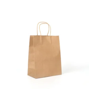 Custom Logo Takeaway Food Paper Bag Recyclable Custom Paper Bags With Logo Custom Kraft Paper With Your Own Logo