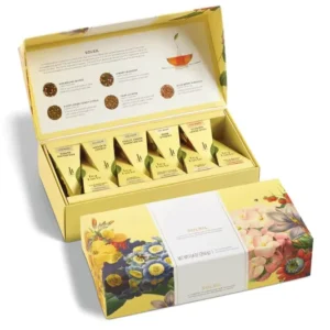 Custom Logo Tea Set Paper Box for Instant Coffee and Beverage Infusions, Recyclable