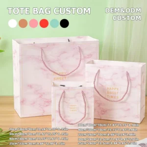 Custom Logo White Card Paper Shopping Carrier Gift Bags for Clothing, Shoes, and Brand Store Packaging