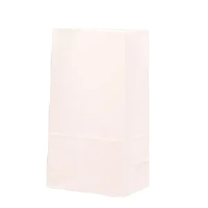 Custom Logo White and Brown Kraft Paper Takeaway Bag for Retail, Delivery, Lunch, and Food Packaging