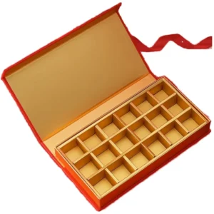 Custom Luxurious Chocolate Candy Box With Magnetic Lid Packaging Boxes For Small Business Gift Chocolate Rigid Boxes