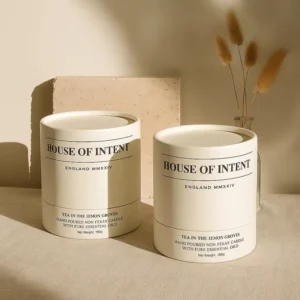 Custom Luxury Kraft Scented Candle Cylinder Packaging Cardboard Tube Loose Powder Coffee Tea Craft Perfume Paper Tube