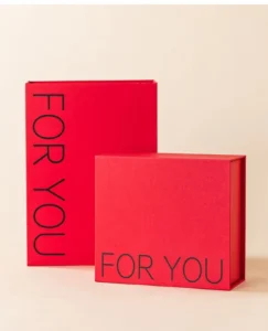 Custom Luxury Magnetic Closure Paper Packaging Box Rigid Cardboard Gift Box With Window for Cosmetic and Perfume
