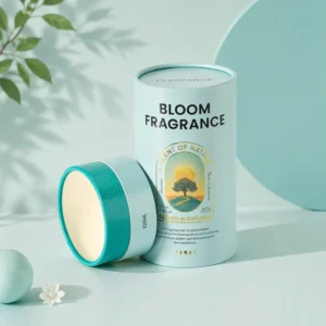 Custom Luxury Perfume Paper Tube Packaging Cylinder Box Eco Friendly Fragrance Gift Paper Canister