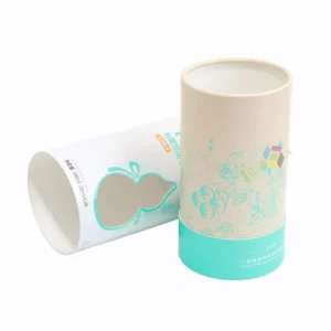 Custom Luxury Round Tube Paper Design Perfume Packaging Boxes Round Fragrance Bottles Gift Box Paper Tube