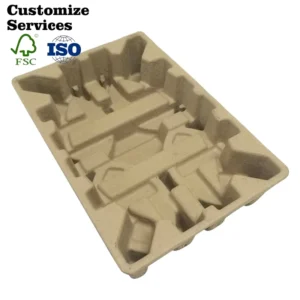 Custom Made Home Appliance Paper Molded Pulp Packaging Protective Custom Molded Pulp Paper Tray Packing