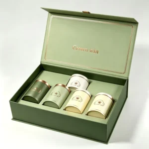 Aangepaste Magnetische Kartonnen Thee Cadeau Doos met EVA Inzet