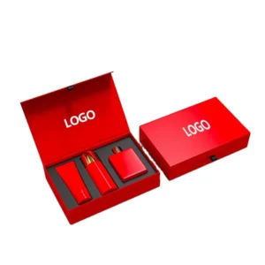Custom Magnetic Closure Rigid Paperboard Cosmetic Perfume Face Cream Set Packaging Box
