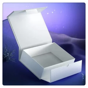 Custom Magnetic Drawer Paper Box with Embossing and Matte Lamination, Reusable