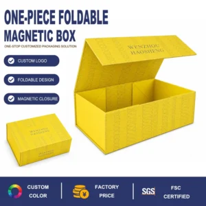 Custom Magnetic Foldable Paper Gift Box for Product Packaging