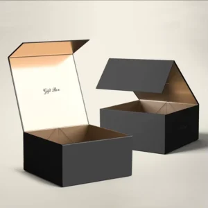 Custom Magnetic Folding Garment Packaging Box Rigid Paper Cardboard