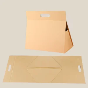 Custom Magnetic Paper Gift Box, Special-Shaped Foldable Bag with Handle