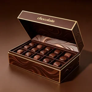 Custom Magnetic Rigid Gift Box for Chocolate, Tea, and Beverage Packaging
