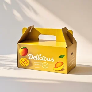 Custom Mango Fruit Durable Cardboard Shipping Box