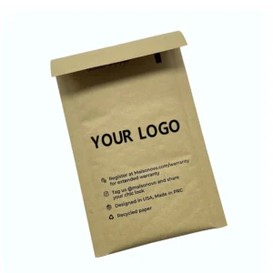 Custom Matte Black Kraft Paper Flyer Mailer Bags
