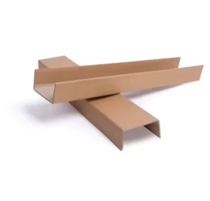 Custom Moistureproof Paper Edgeboard U-Channel Cardboard Corrugated Corner Edge Protector