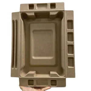 Custom Molded Pulp Insert Tray for Laptop Electronics