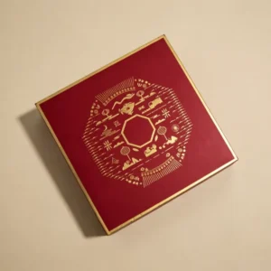Custom Mooncake Paper Box with Matt Lamination for Mid-Autumn Festival