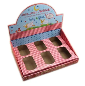 Custom POP Corrugated Cardboard Tabletop Counter Display Box CDU PDQ