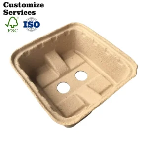 Custom Paper Angle Corner Protector for Packaging Recycled Paper Pulp Tray