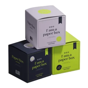 Custom Paper Box for Retail Packaging with CMYK and Pantone Color Printing