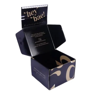 Custom Paper Box with Lid for Clothing Socks and Shawls
