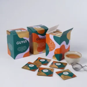 Custom Paper Card Color Printing Flower Tea Coffee Packaging Box