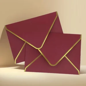 Custom Paper Envelope Luxury Foldable Envelope Romantic Love Letter Invitation Business Envelope