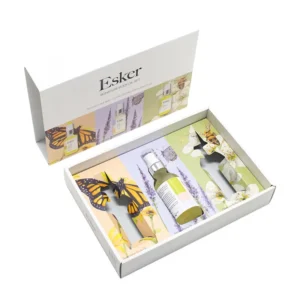 Custom Paper Essential Oil Gift Box for Cosmetic Skin Care Serum Lotion Sponge Liner Matt Lamination Packaging Supplier
