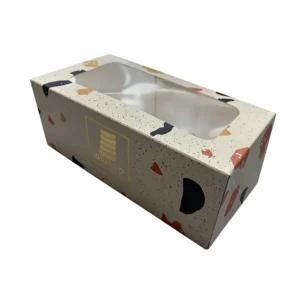 Custom Paper Food Package Box with Transparent Window and Foil Stamping for Food