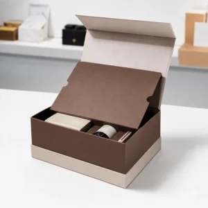 Custom Paper Gift Packaging Box Rigid Folding Box for Tea Cosmetics and Perfume OEM Manufacturer