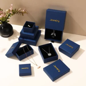 Custom Paper Jewelry Set Gift Box Manufacturer for Necklace Bracelet Earrings Rings OEM Custom Box