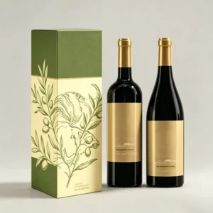 Custom Paper Packaging Wine Gift Box Cardboard Customized Single or Multi-Bottle Wine Bag Gift Box