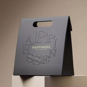 Custom Paper Shopping Bags, White Card Paper, Various Sizes, Retail Packaging