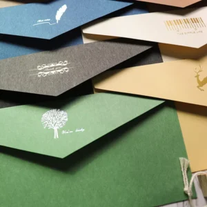 Custom Paper Wedding Envelopes with Logo for A4 and A5 Invitations